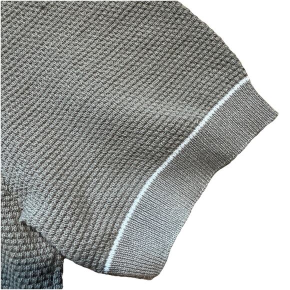 PJ Paul Jones Mens Knit Polo Shirt Beige NWT - Size M - Picture 5 of 8